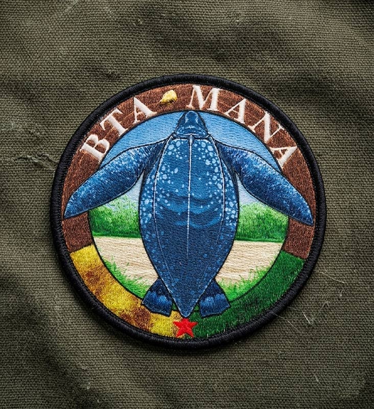 Sublimated Embroidered patches